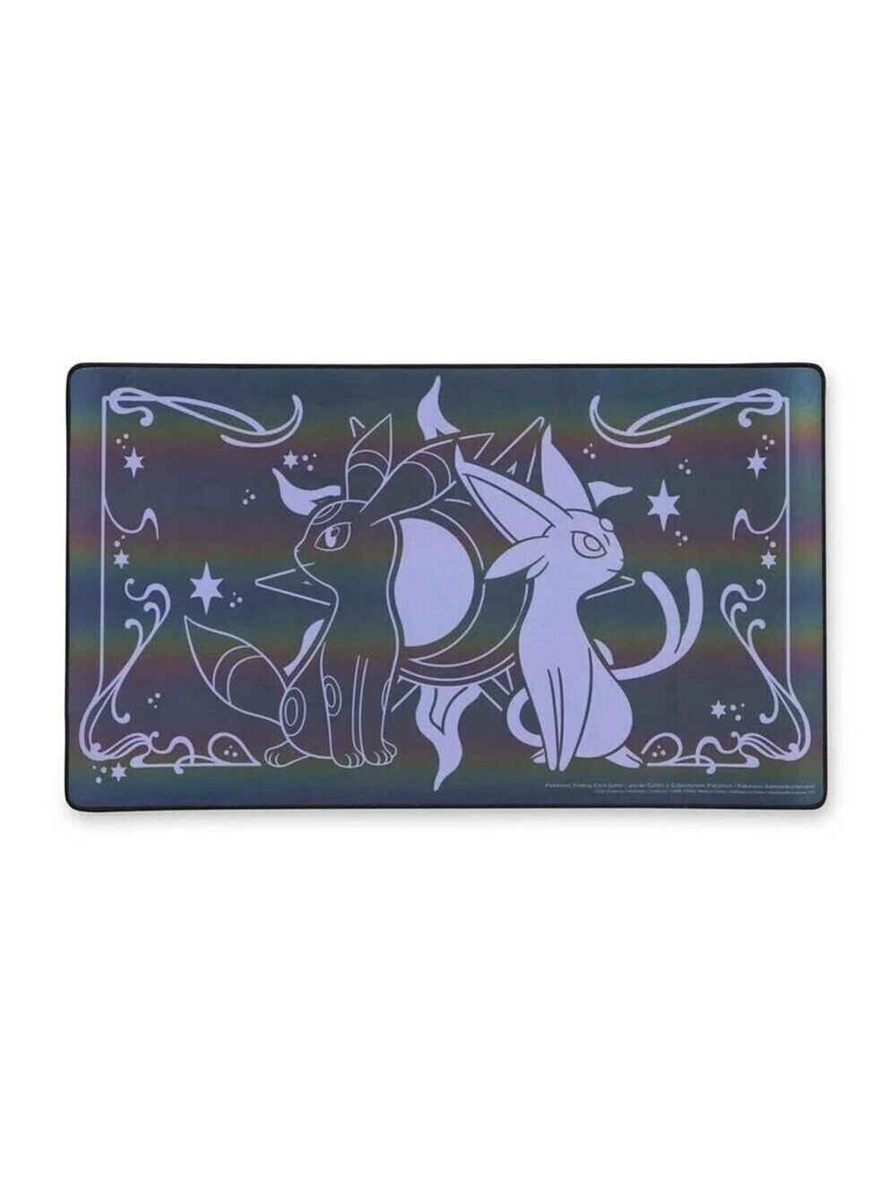 Pokémon Center Exclusive: Celestial Espeon & Umbreon Premium Iridescent Playmat